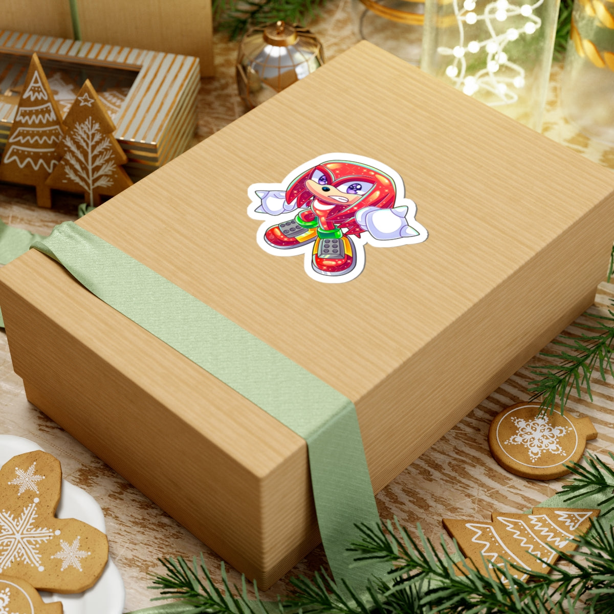 Chibi Knuckles Sticker