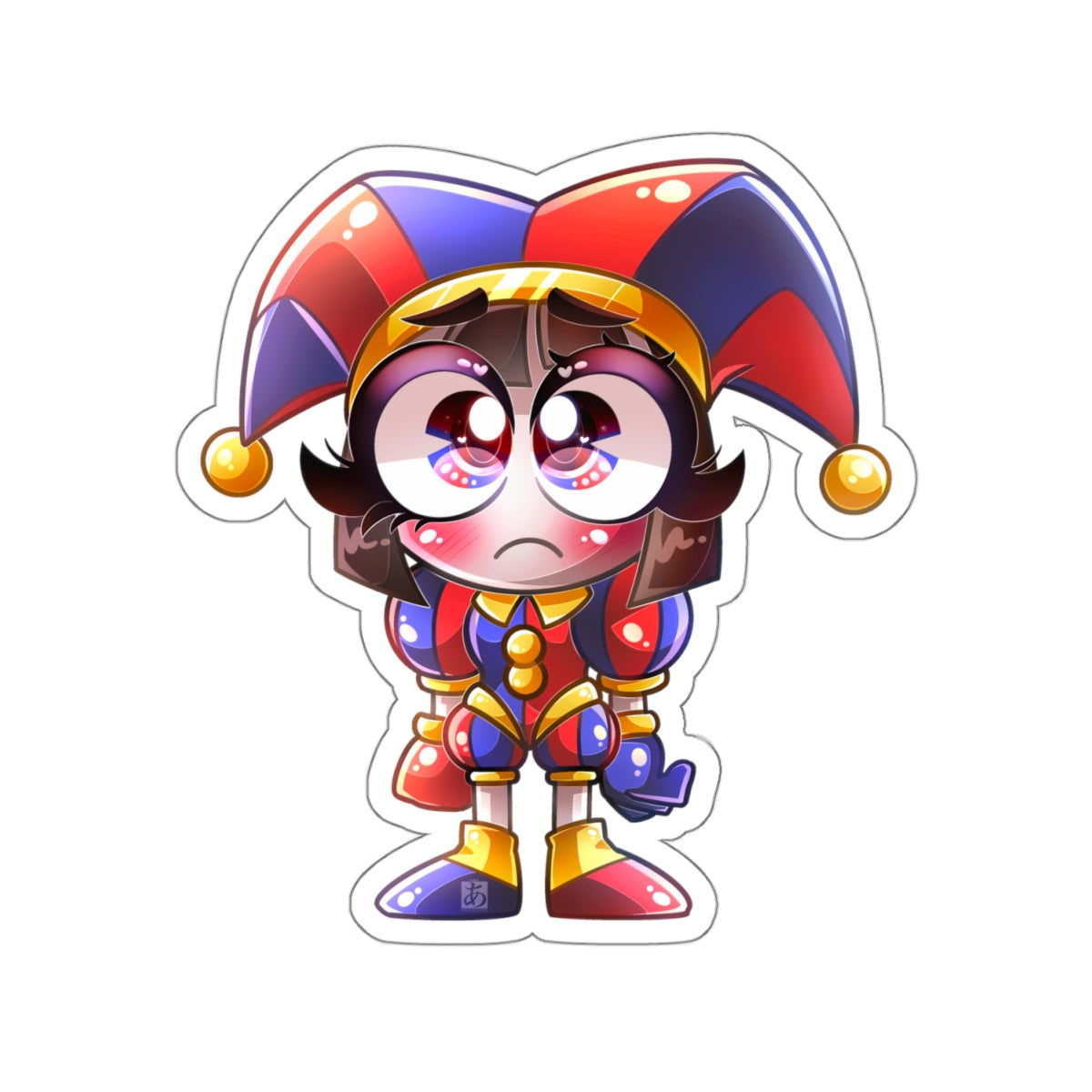 Pomni Kiss-cut Sticker