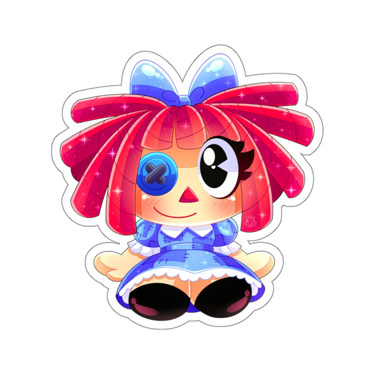 Chibi Ragatha Kiss-Cut Sticker