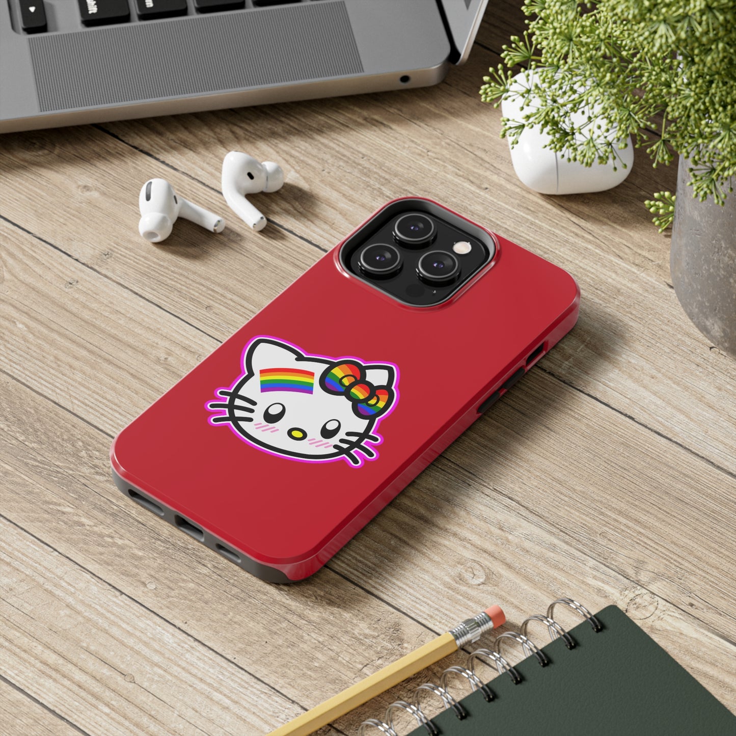 Hello Rainbow iPhone Case