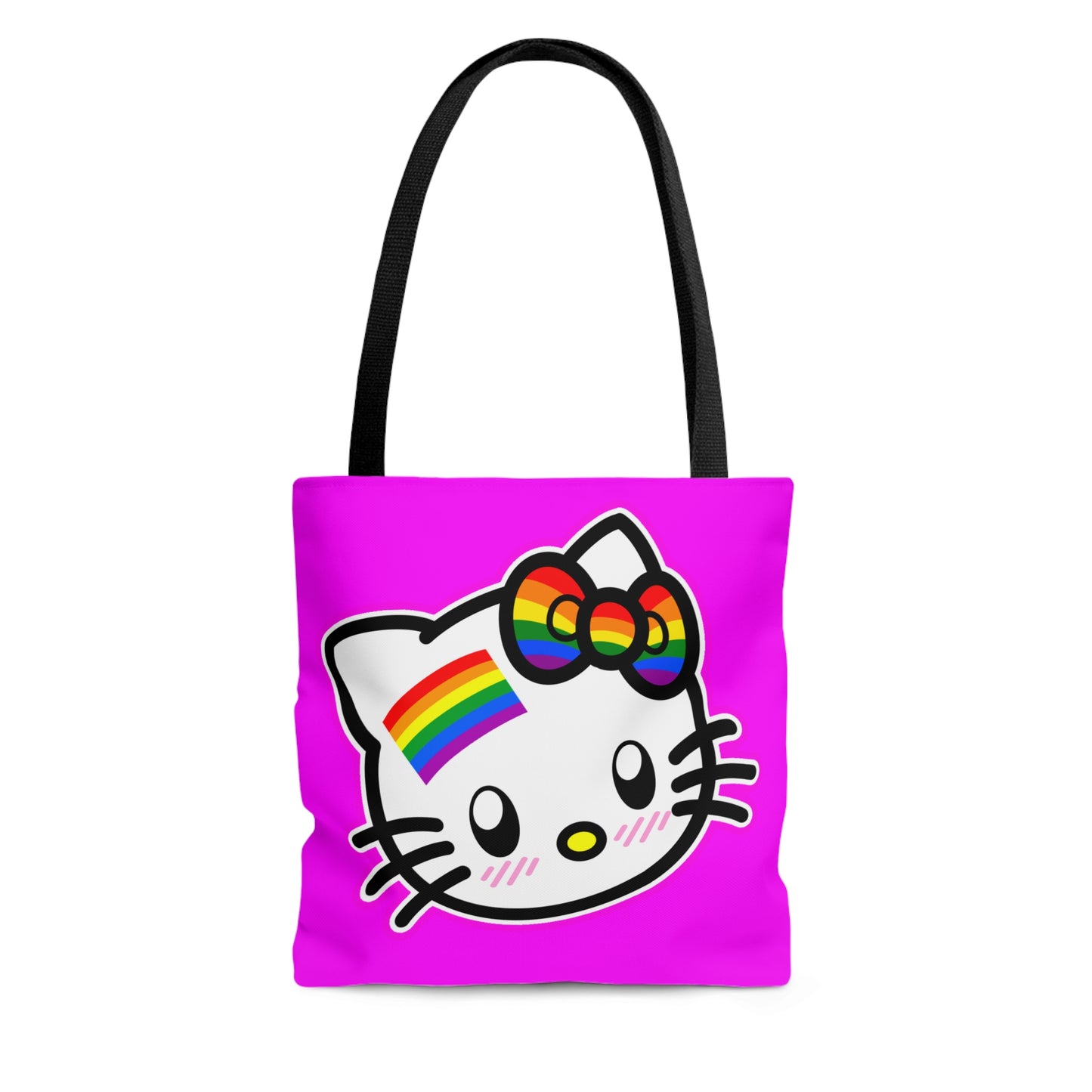 Rainbow Love Kitty Tote