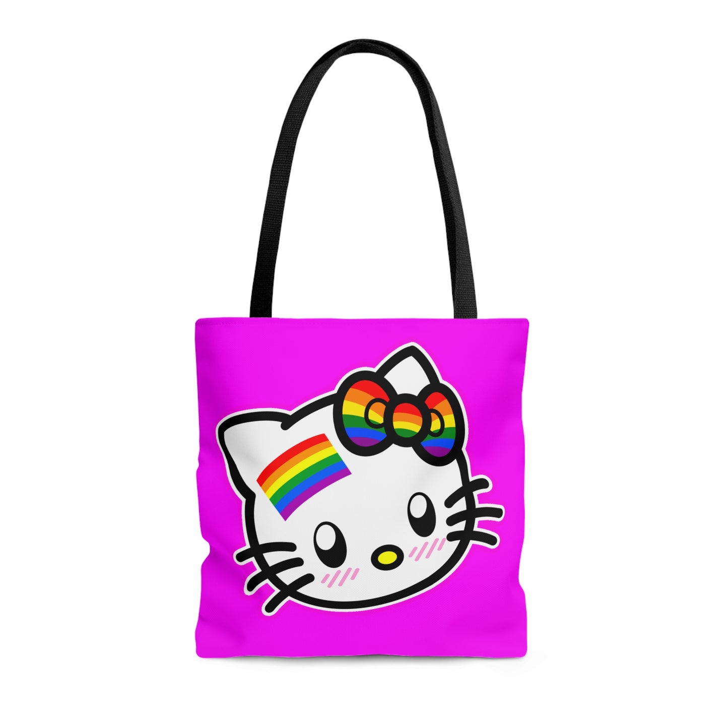 Rainbow Love Kitty Tote