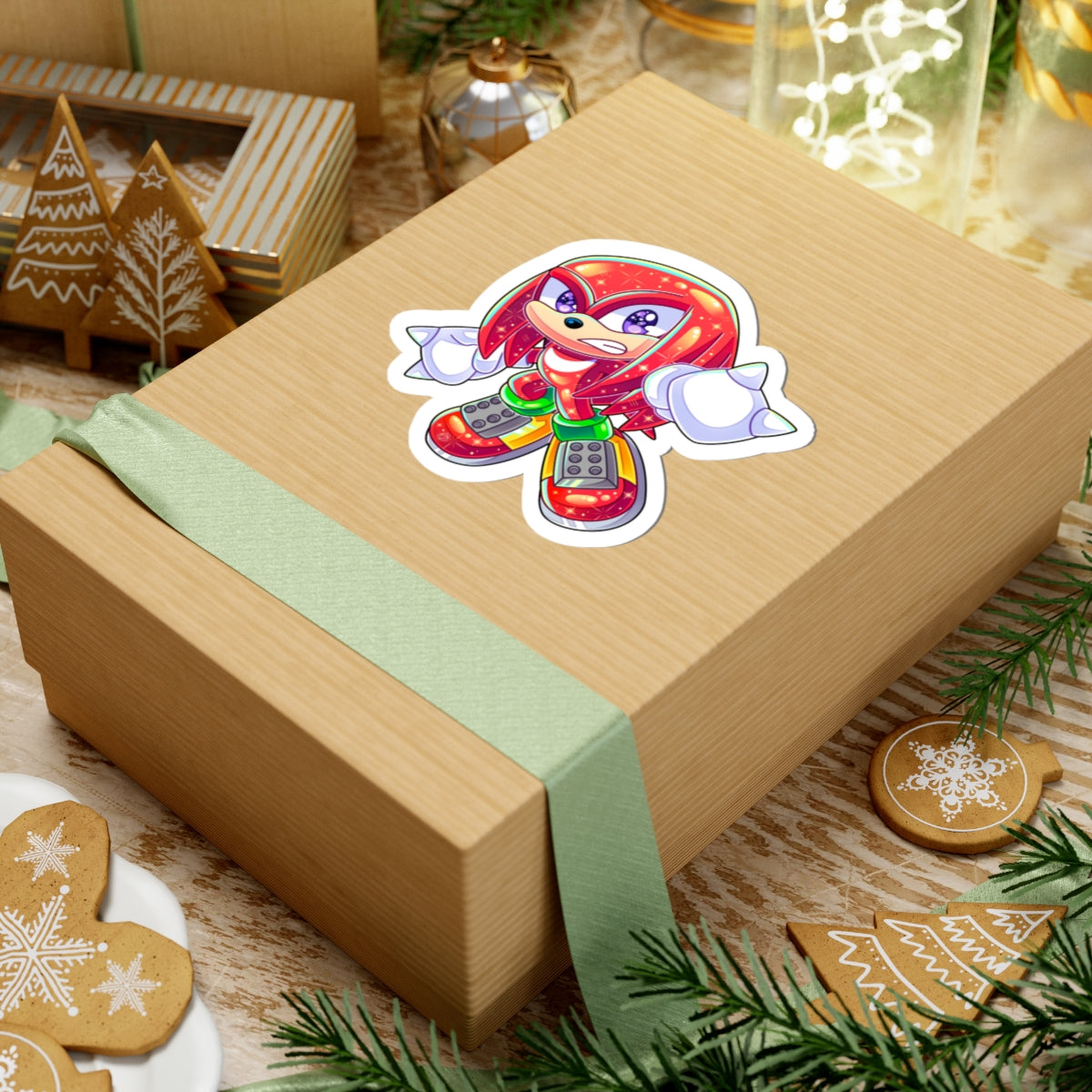 Chibi Knuckles Sticker