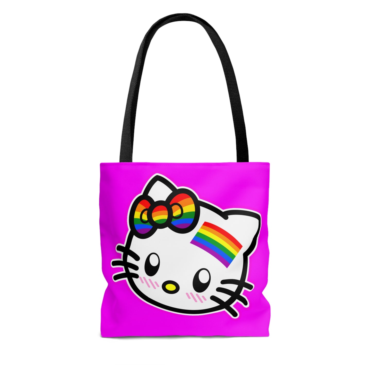 Rainbow Love Kitty Tote