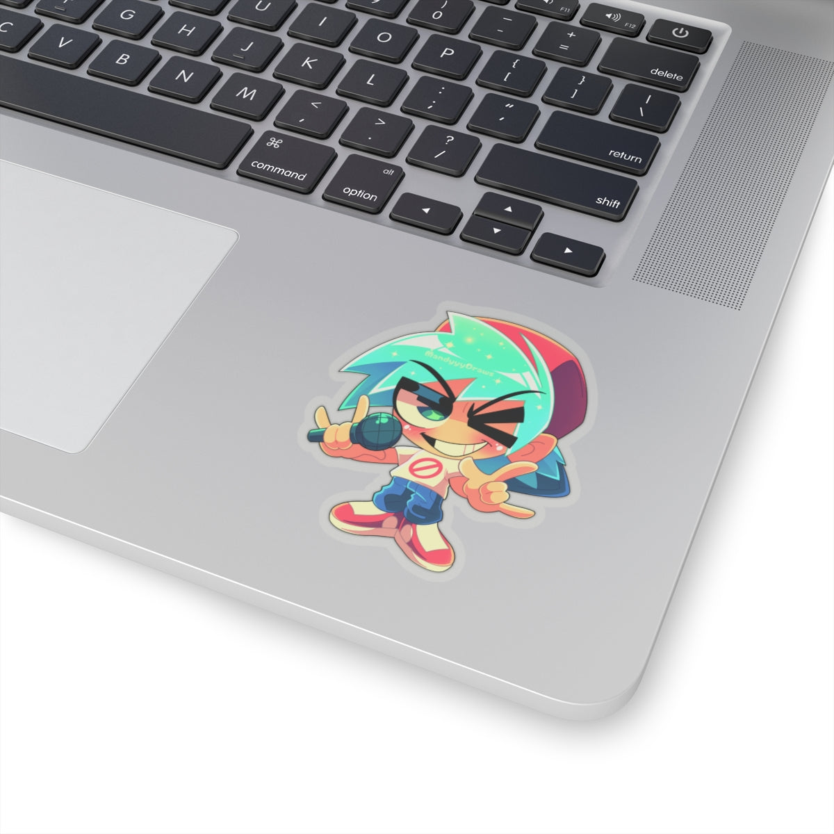 Chibi Funkadelix Boyfriend Kiss-Cut Sticker