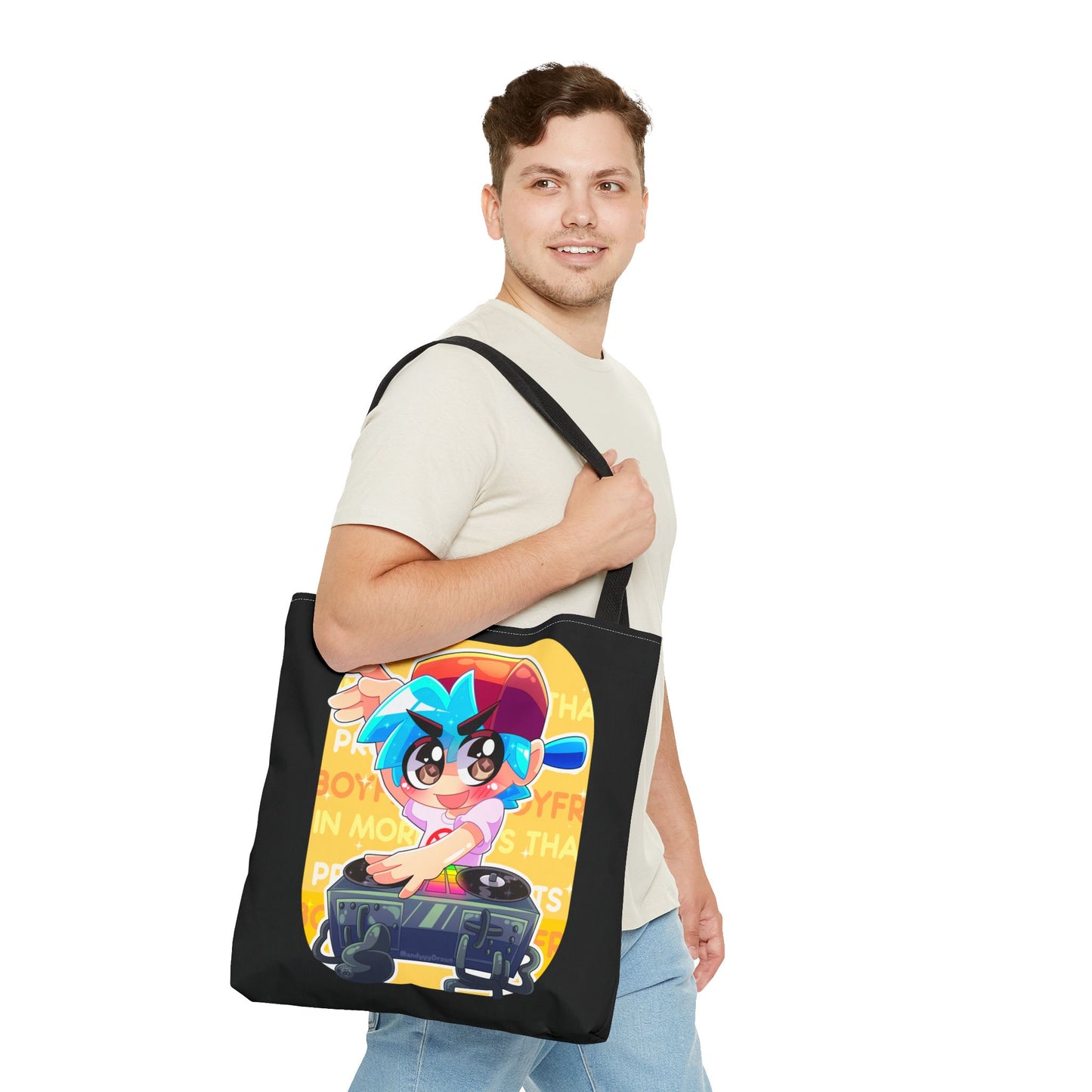 Chibi Boyfriend Freeplay Tote Bag