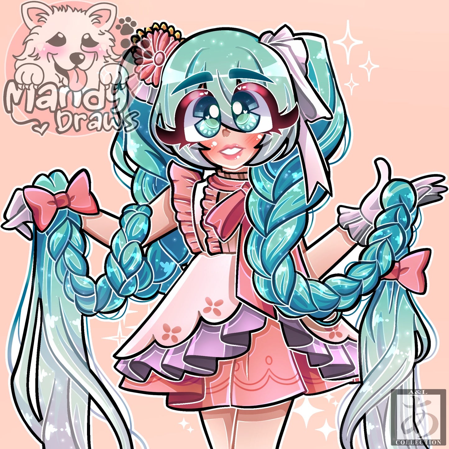 Hatsune Miku Tangled: Rapunzel Remix Sweatshirt