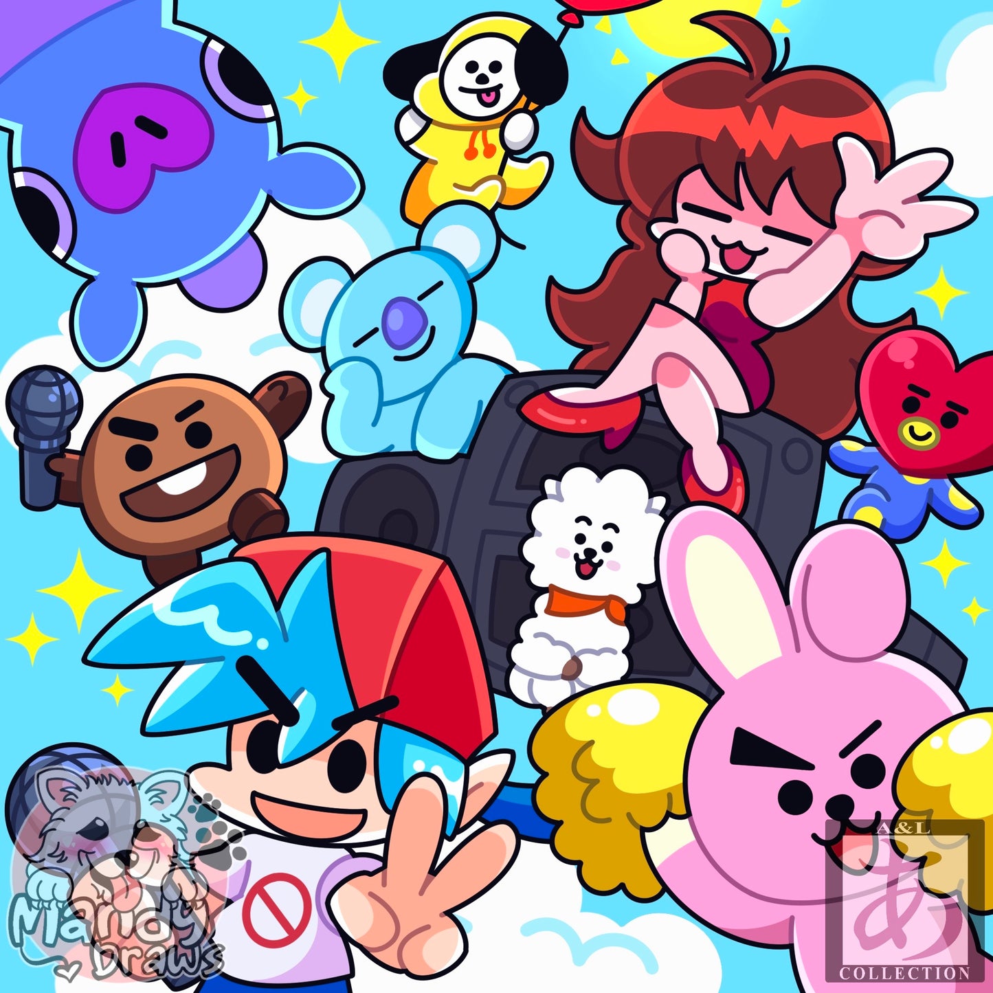 BT21 Crossover Sweatshirt