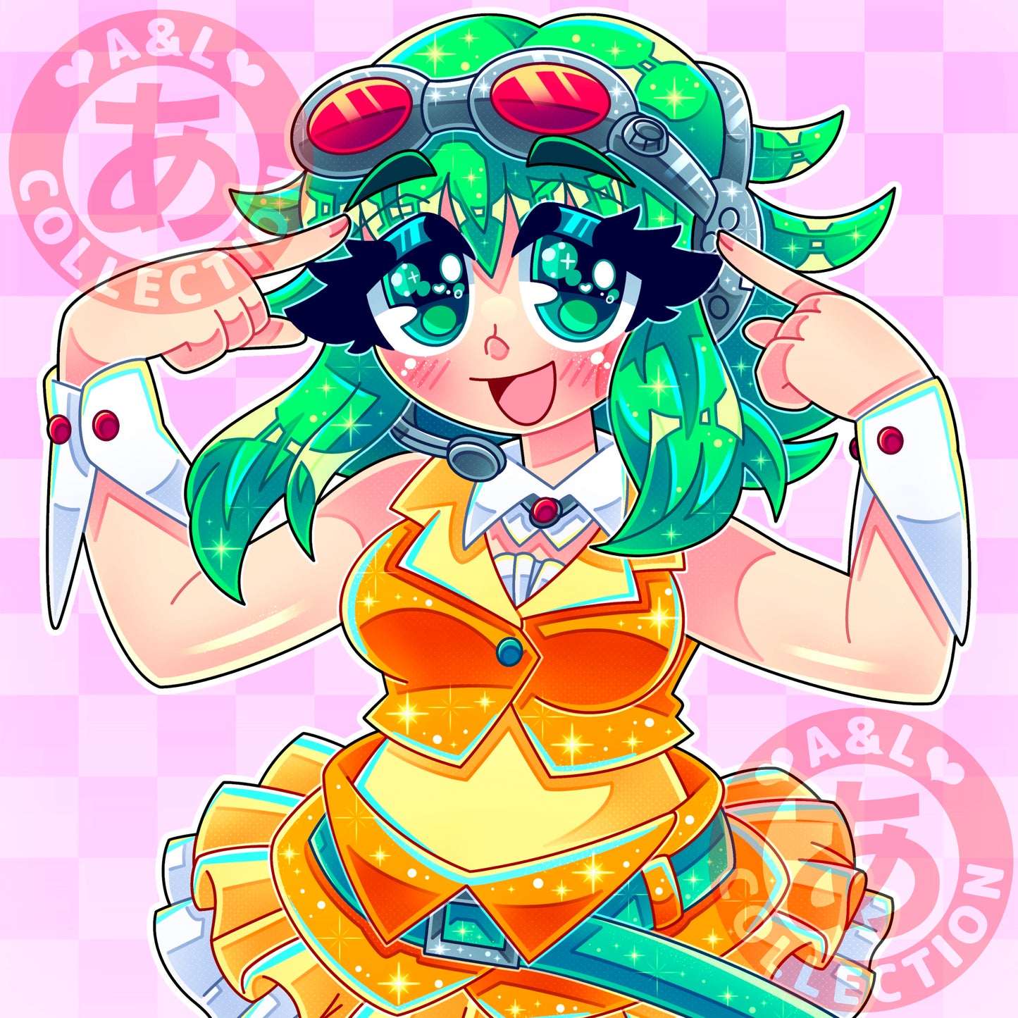 GUMI Vocaloid sticker