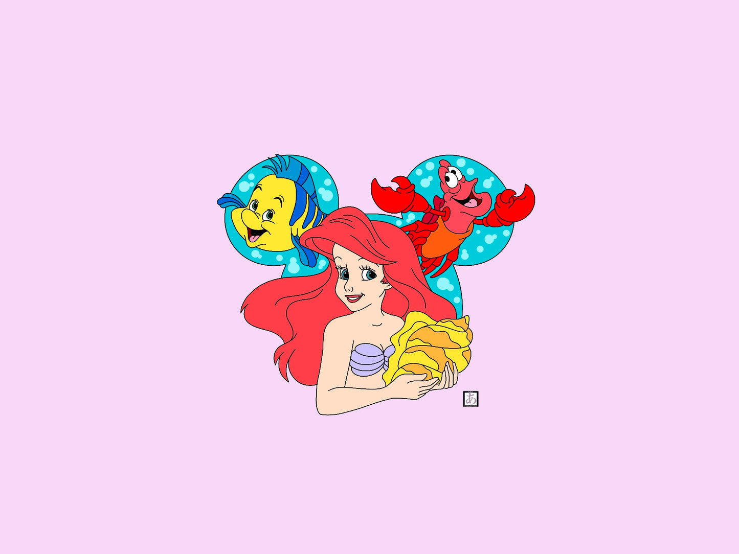 Ariel and Friends Tshirt