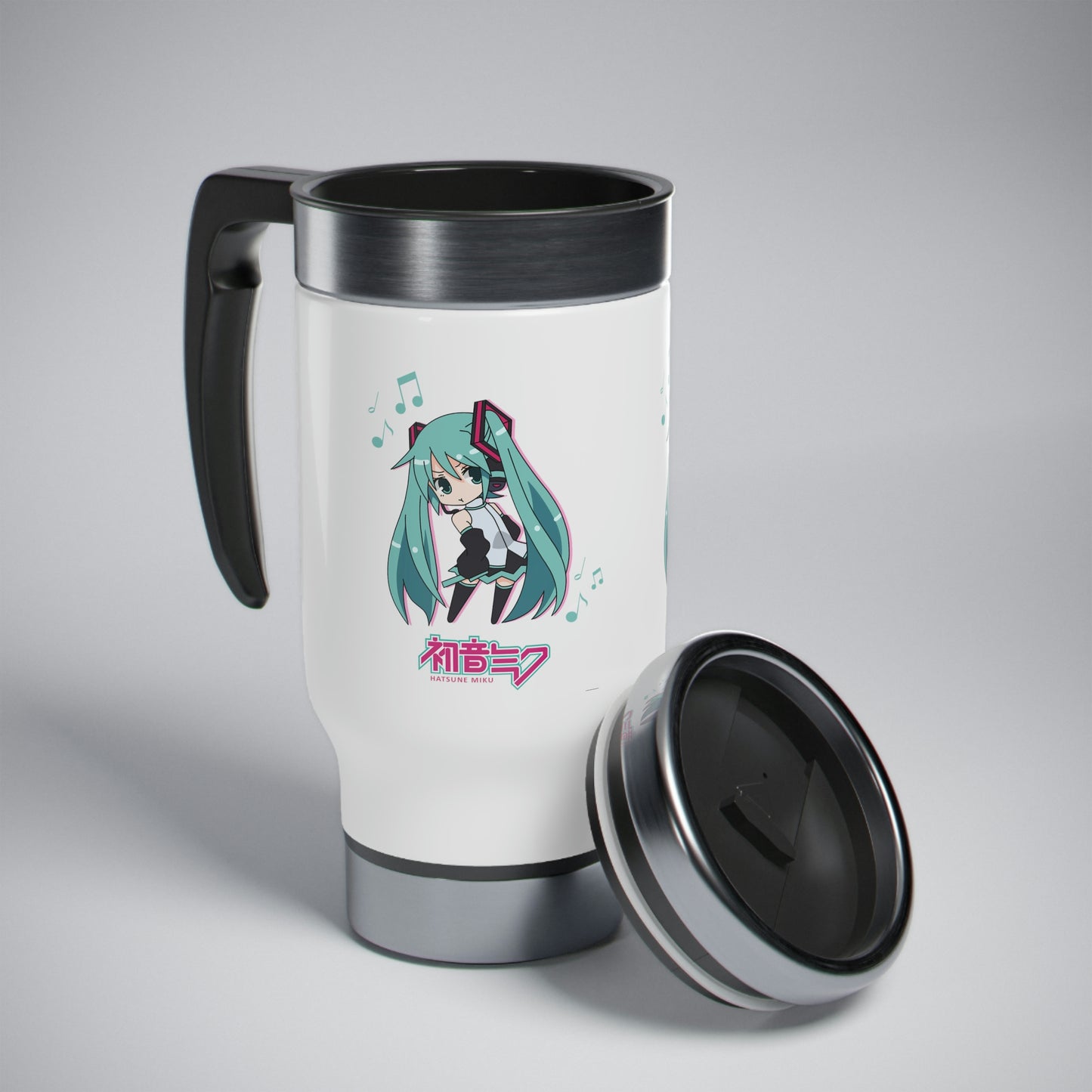 Chibi Miku Stainless Steel Travel Mug with Handle