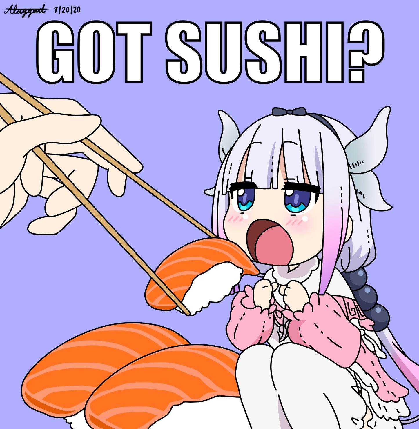 Sushi Slayer: Kanna Kamui Unisex T-shirt