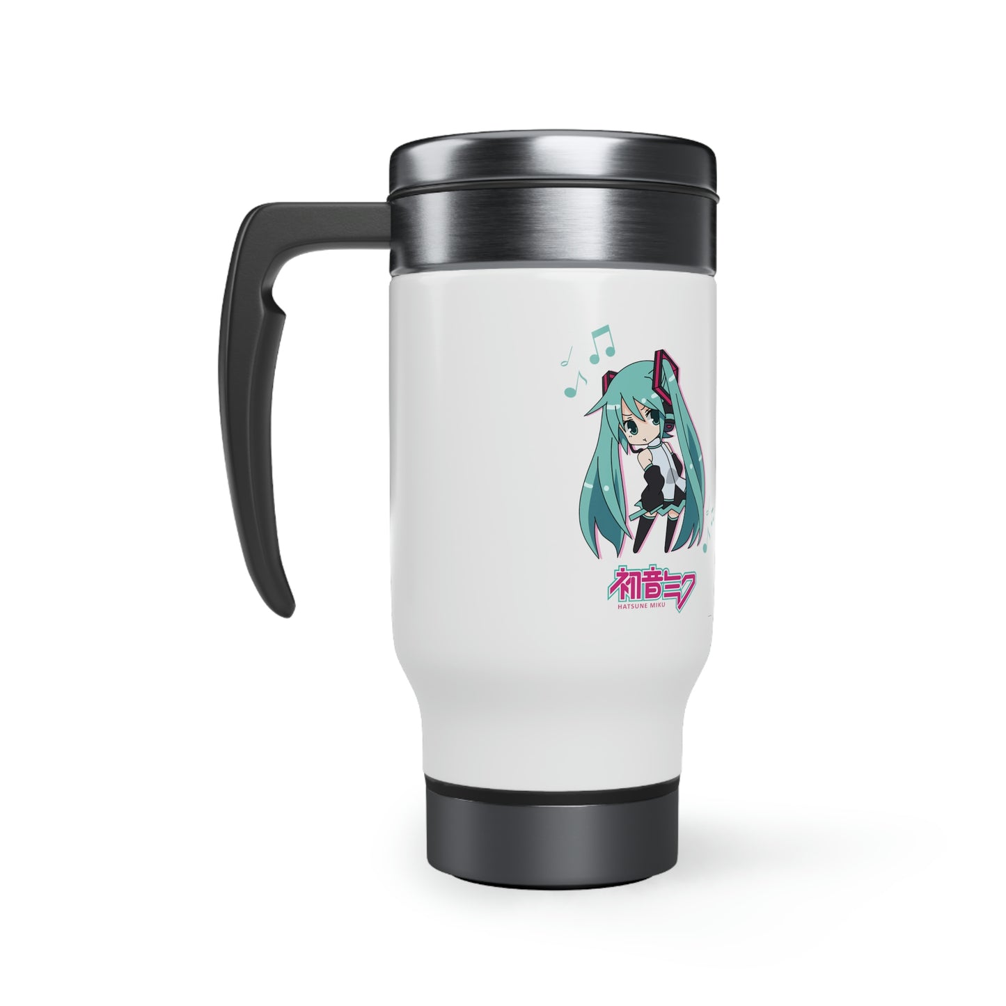 Chibi Miku Stainless Steel Travel Mug with Handle