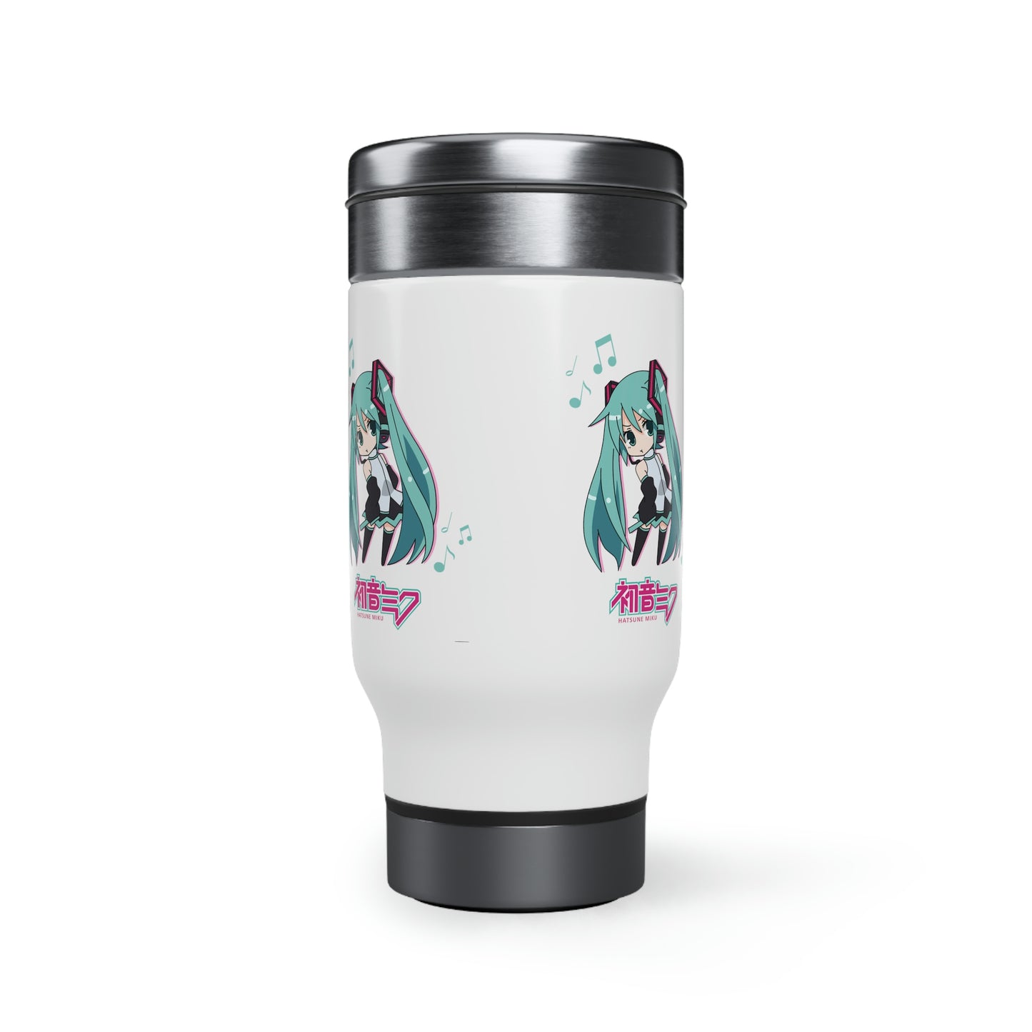 Chibi Miku Stainless Steel Travel Mug with Handle