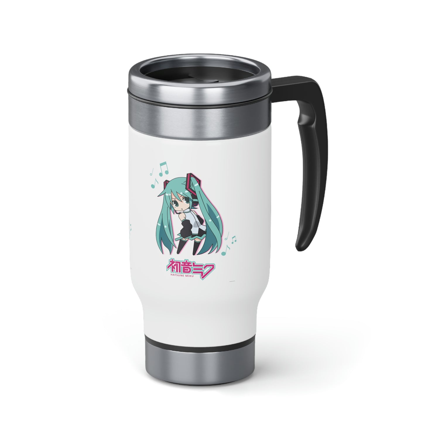 Chibi Miku Stainless Steel Travel Mug with Handle