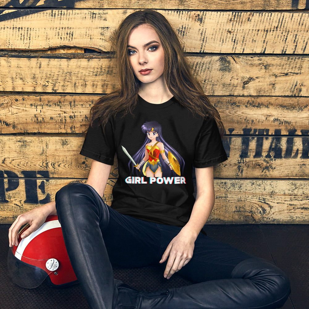 Girl Power Sailor Mars as Wonder Woman Unisex T-Shirt