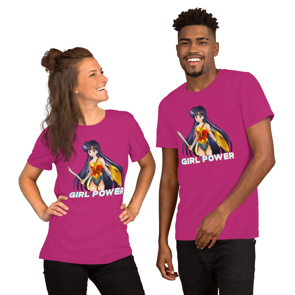 Girl Power Sailor Mars as Wonder Woman Unisex T-Shirt