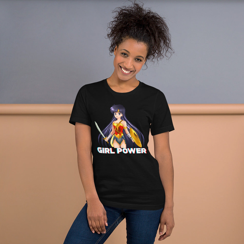 Girl Power Sailor Mars as Wonder Woman Unisex T-Shirt