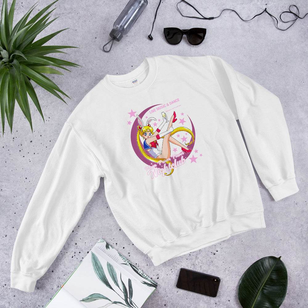 Moon Prism Power Nightclub Unisex Sweatshirt