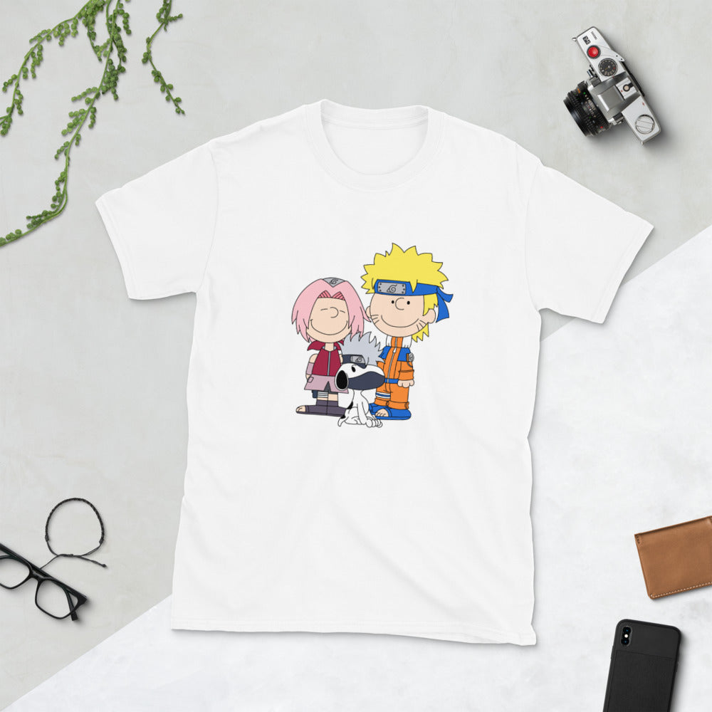 Naruto Crossover Peanuts Unisex T-Shirt