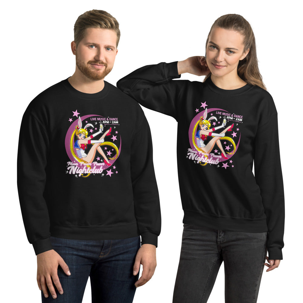 Moon Prism Power Nightclub Unisex Sweatshirt