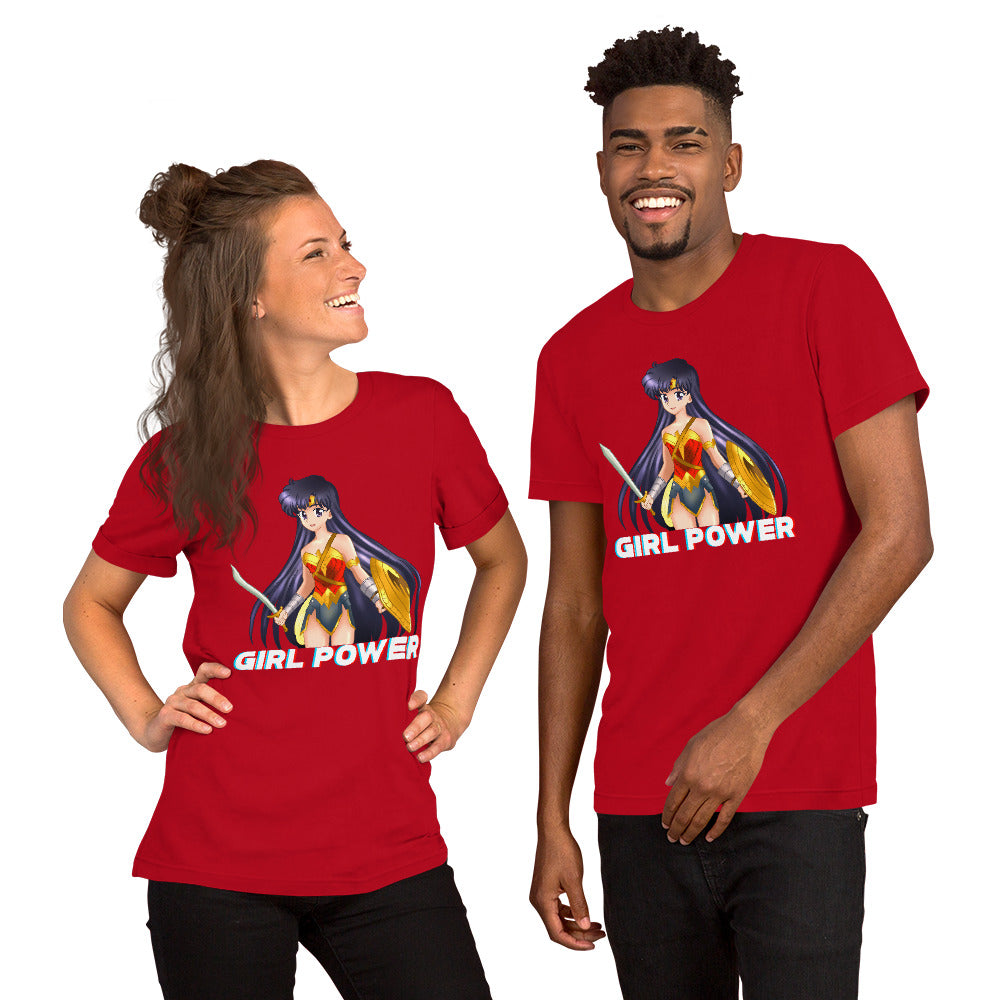 Girl Power Sailor Mars as Wonder Woman Unisex T-Shirt