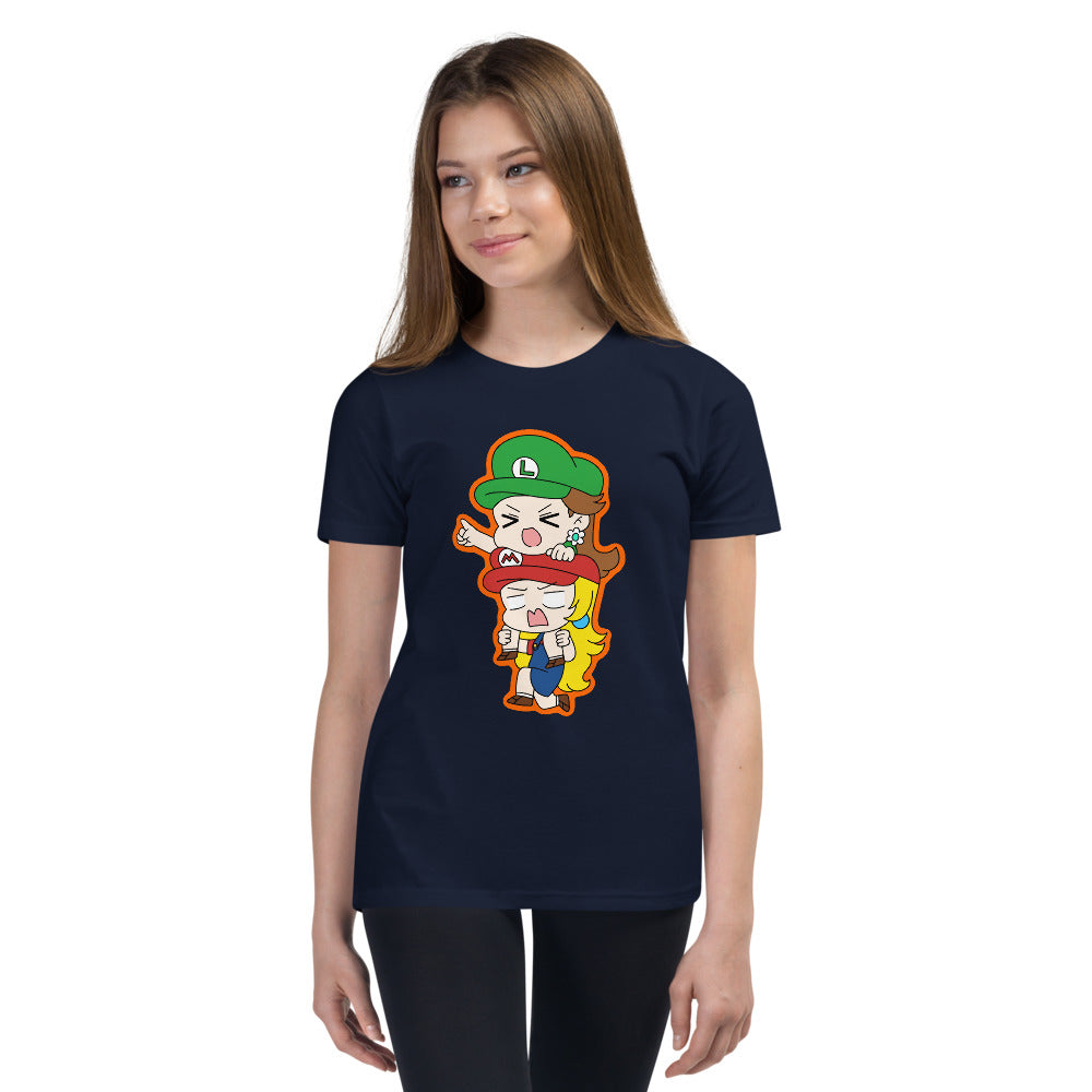 Peach and Daisy Youth Unisex T-Shirt