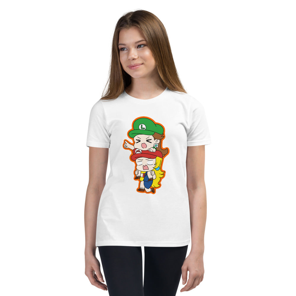 Peach and Daisy Youth Unisex T-Shirt