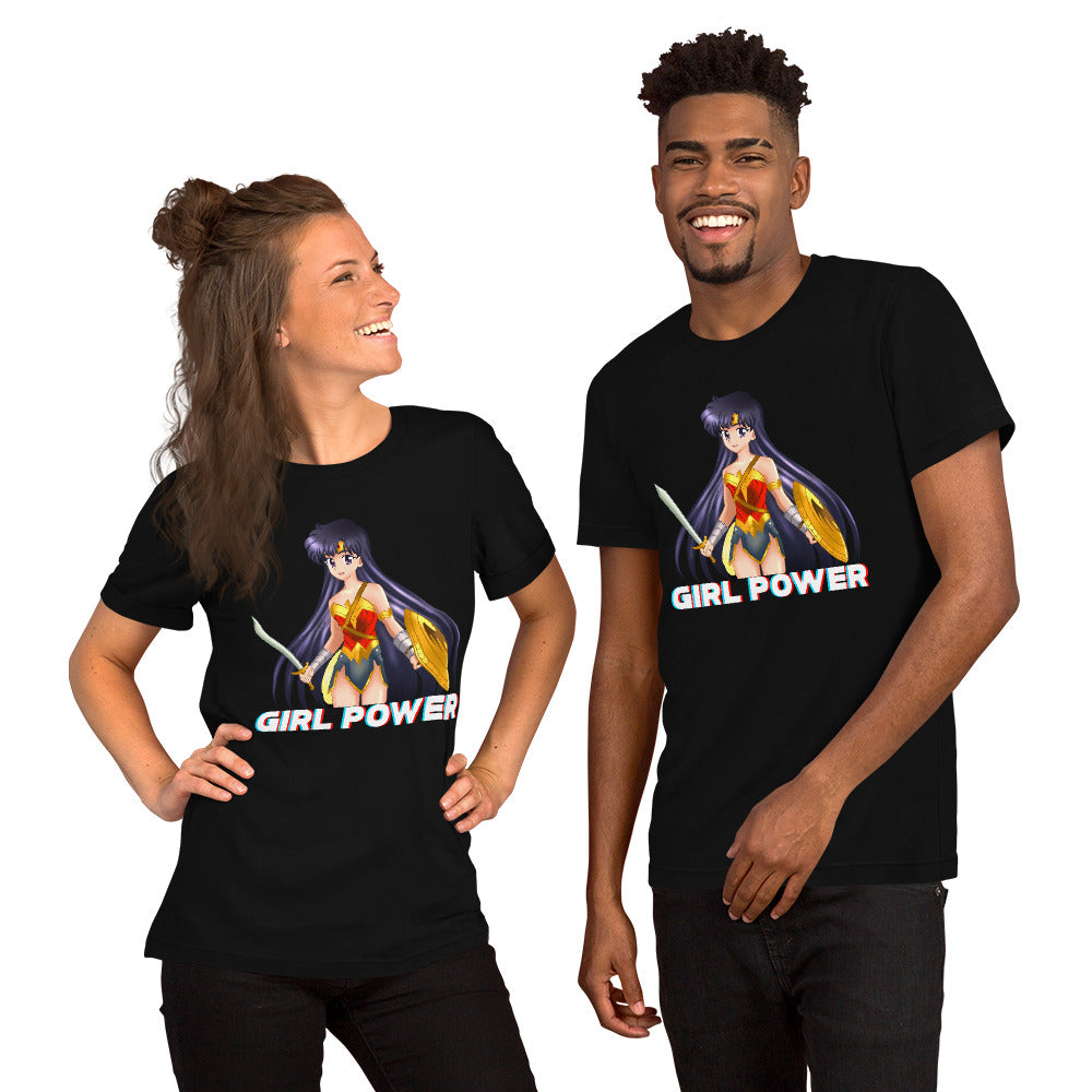 Girl Power Sailor Mars as Wonder Woman Unisex T-Shirt