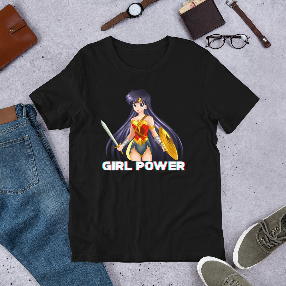 Girl Power Sailor Mars as Wonder Woman Unisex T-Shirt