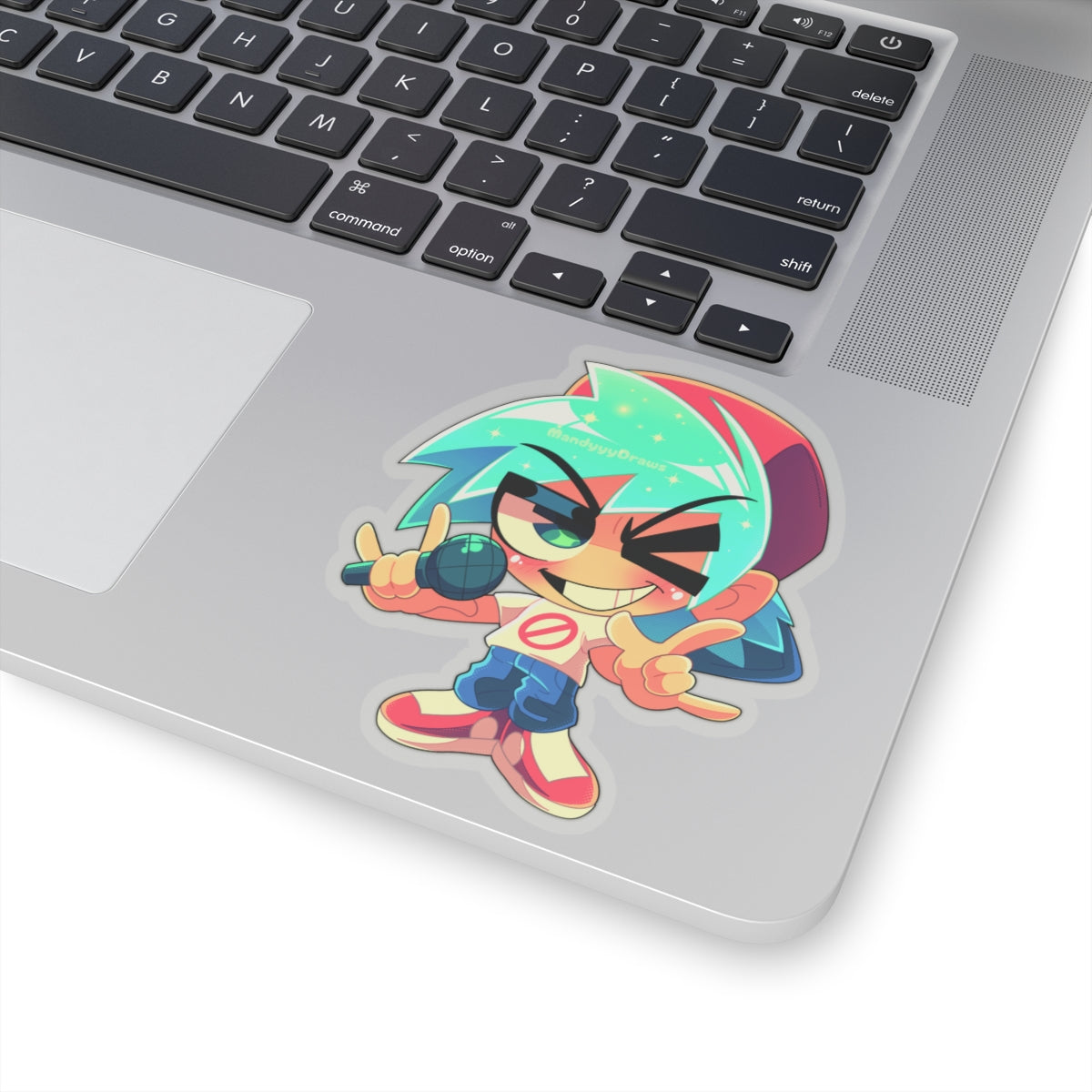 Chibi Funkadelix Boyfriend Kiss-Cut Sticker