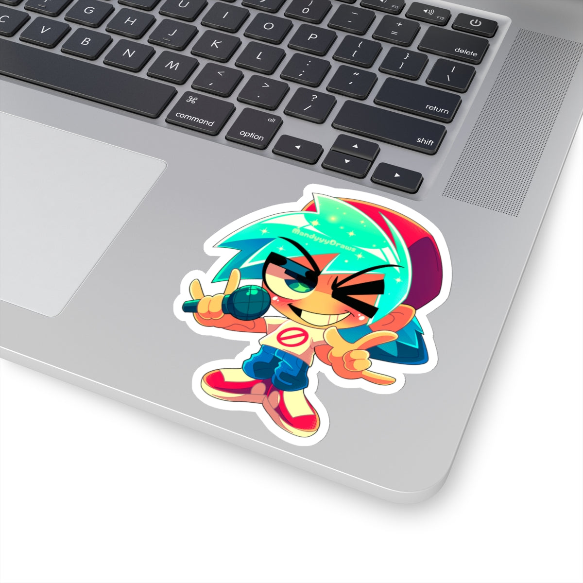 Chibi Funkadelix Boyfriend Kiss-Cut Sticker