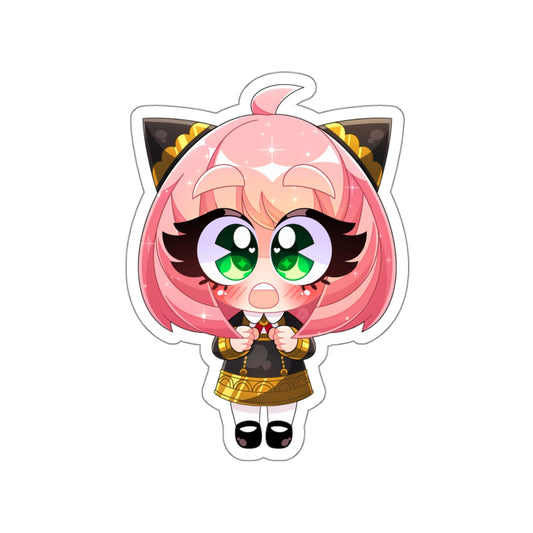 Chibi Anya Kiss-Cut Sticker