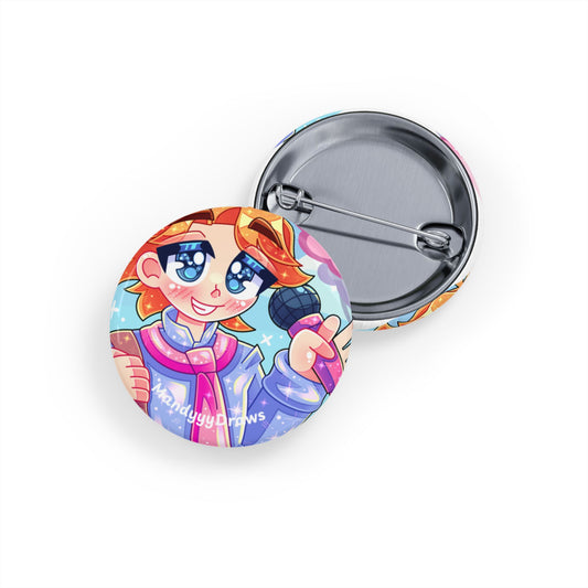 Senpai FNF Button Pin