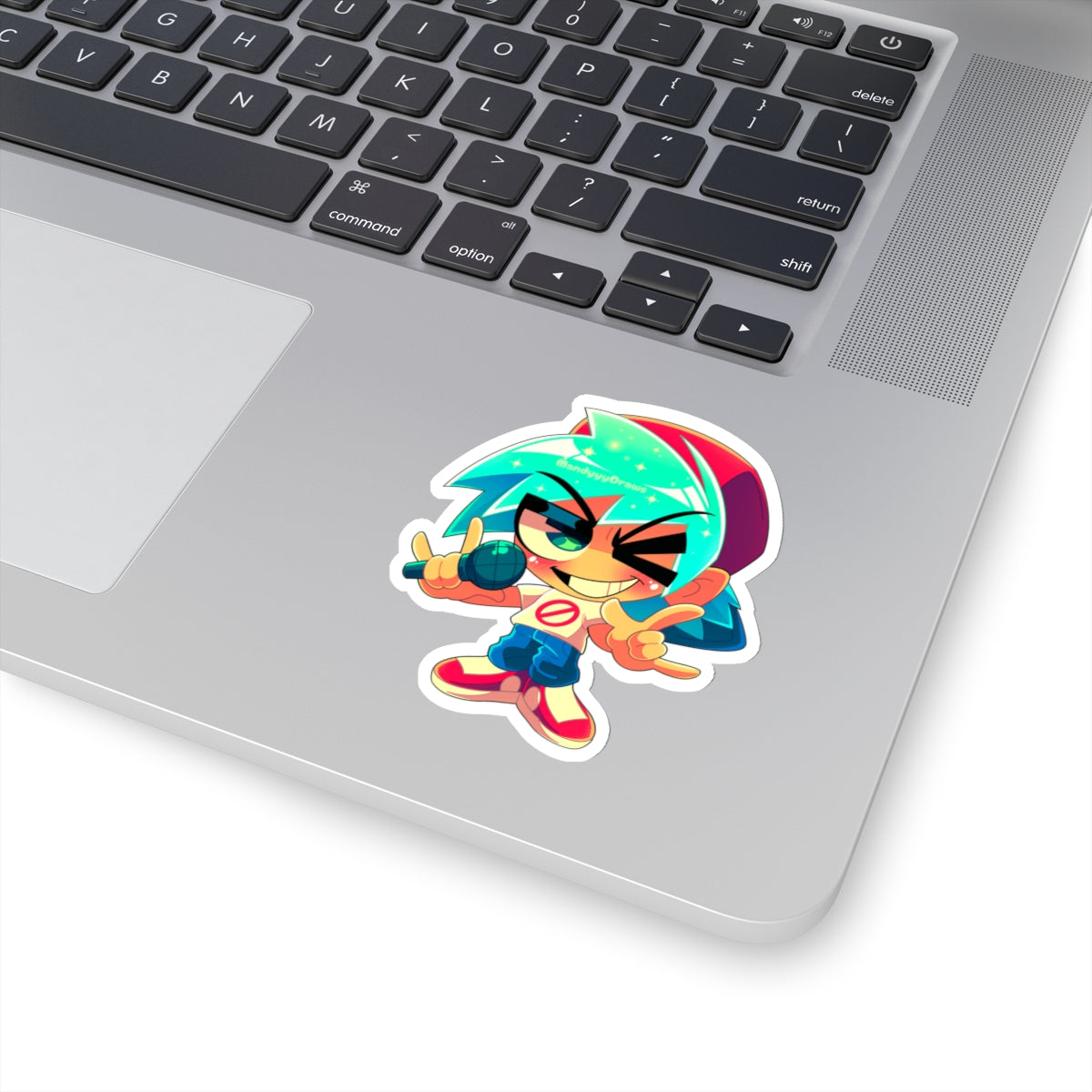 Chibi Funkadelix Boyfriend Kiss-Cut Sticker