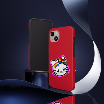 Hello Rainbow iPhone Case