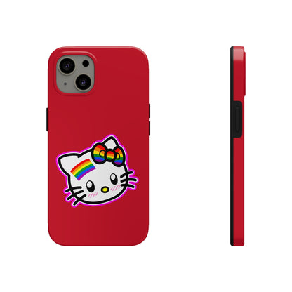 Hello Rainbow iPhone Case