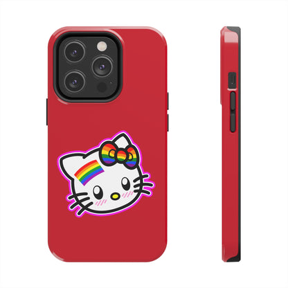 Hello Rainbow iPhone Case
