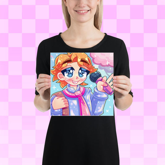 Senpai FNF Poster