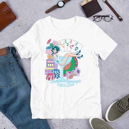 Sailor Mercury's Casino Night Unisex T-shirt