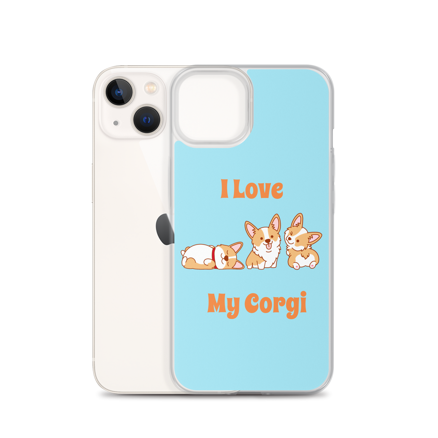 I Love My Corgi iPhone Case