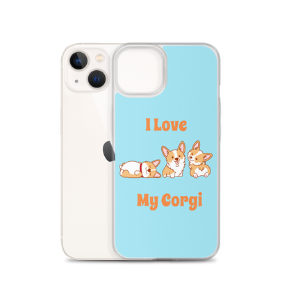 I Love My Corgi iPhone Case
