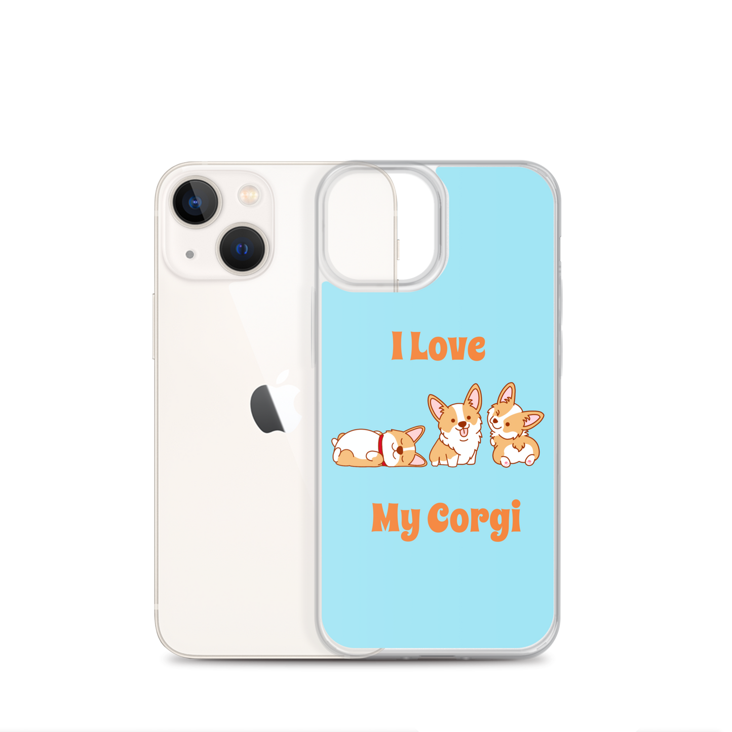 I Love My Corgi iPhone Case