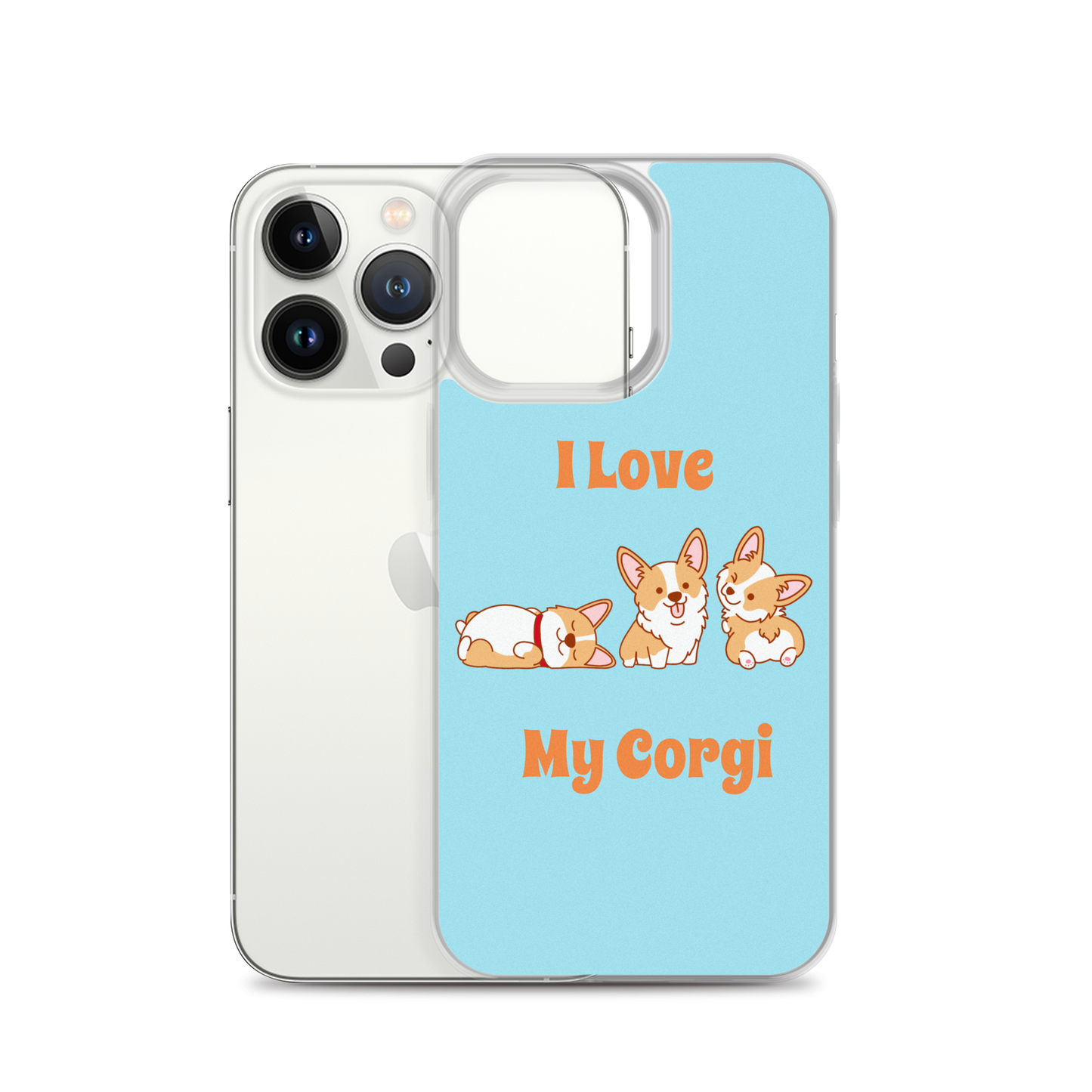 I Love My Corgi iPhone Case
