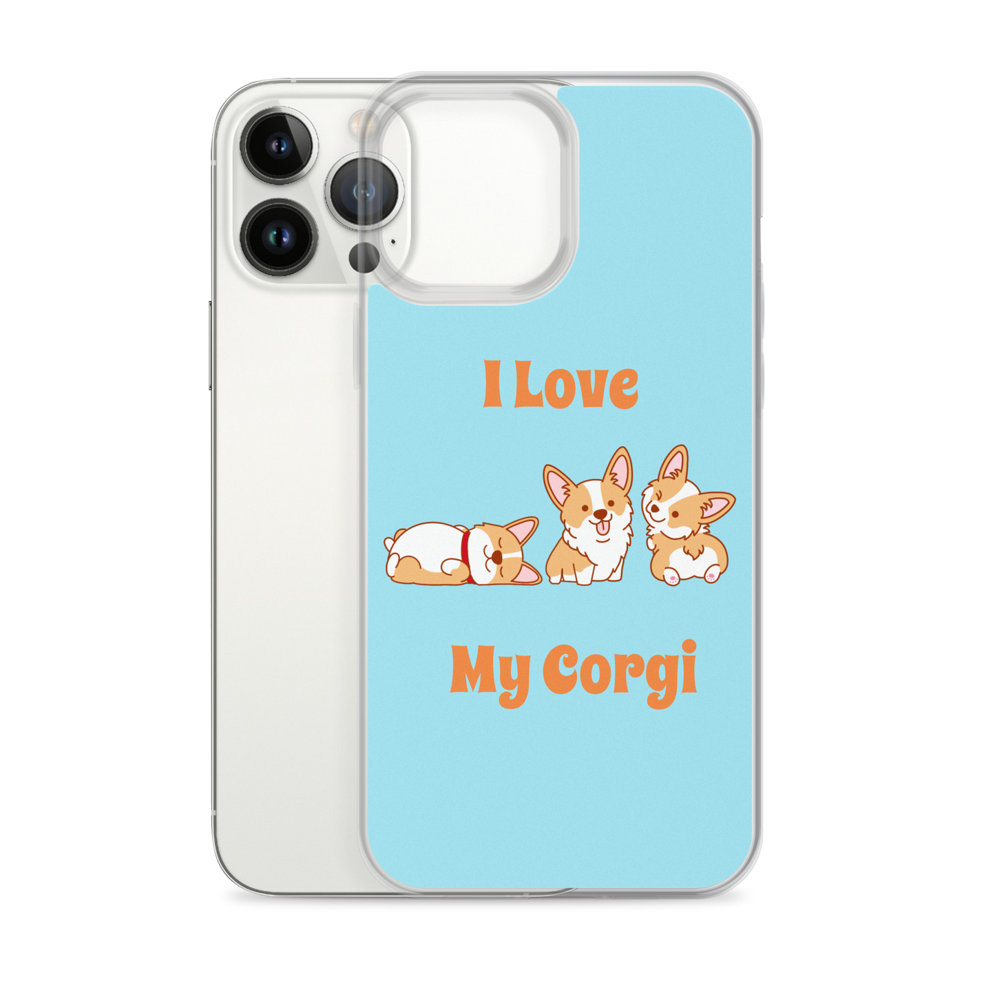 I Love My Corgi iPhone Case