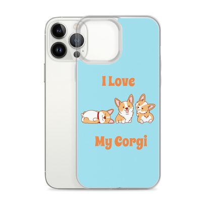 I Love My Corgi iPhone Case