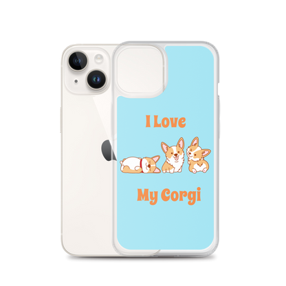 I Love My Corgi iPhone Case