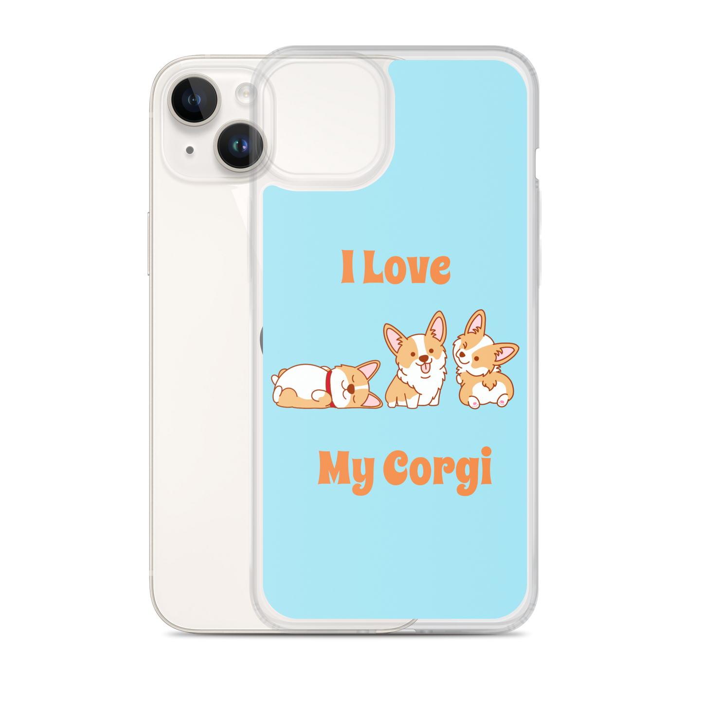 I Love My Corgi iPhone Case