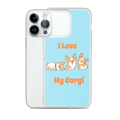 I Love My Corgi iPhone Case