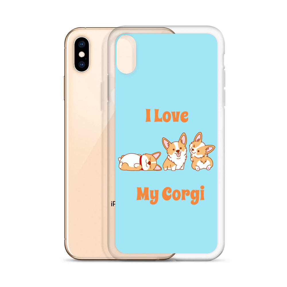 I Love My Corgi iPhone Case